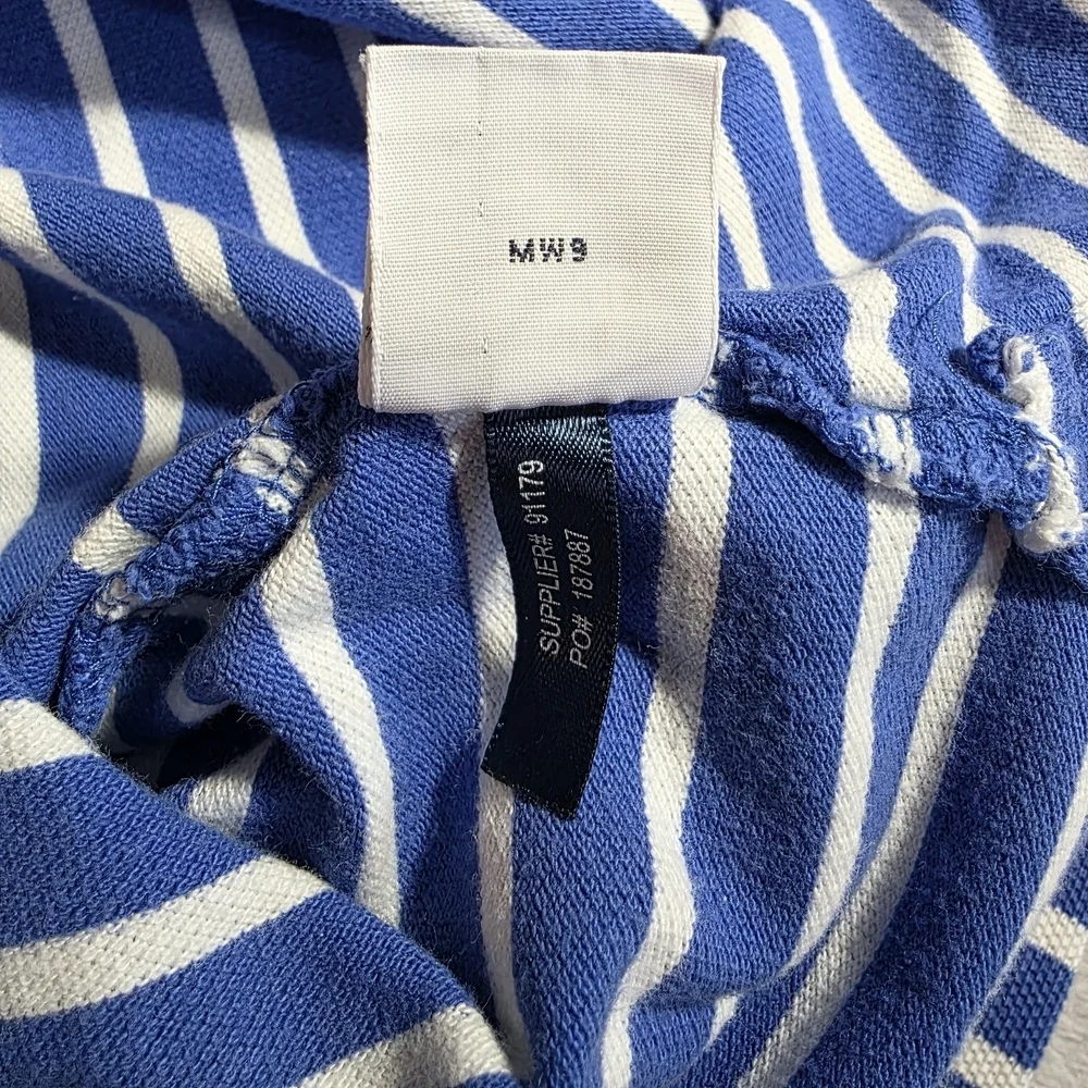 Polo by Ralph Lauren Blue White Striped Polo Shirt Men’s XL Red Pony Logo